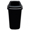 Collecteur de déchets 45 lt (corps noir - couvercle noir) *